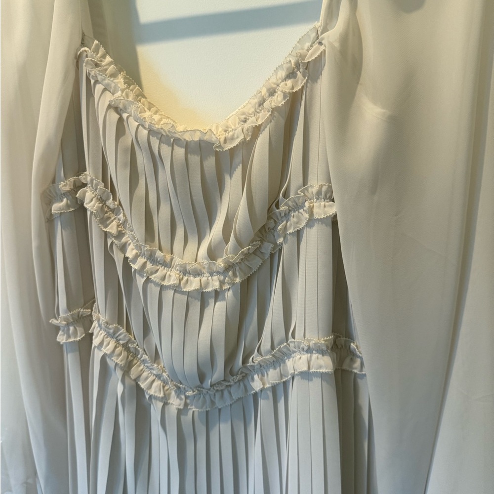 Alexis Ivory Ruffled Dress - Picture 12 of 12